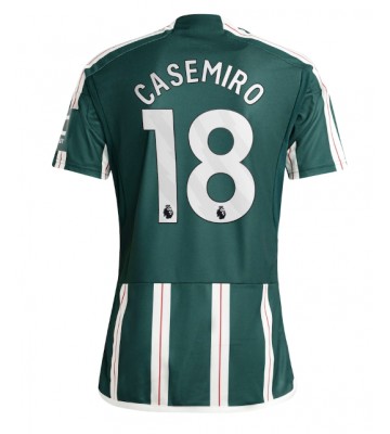 Manchester United Casemiro #18 Bortatröja 2023-24 Korta ärmar